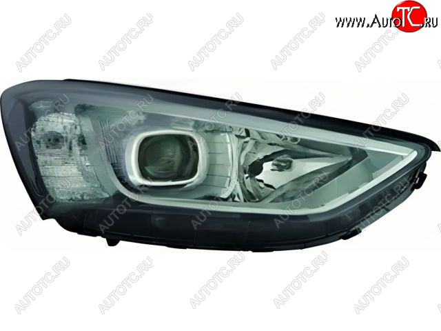 0 р. Правая фара (корректор, линзован) CHINA Hyundai Santa Fe DM дорестайлинг (2012-2016)  с доставкой в г. Воронеж