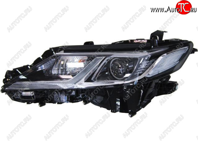 0 р. Левая фара CHINA Toyota Camry XV70 дорестайлинг (2017-2021)  с доставкой в г. Воронеж