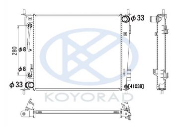 4 549 р. SOUL 10- РАДИАТОР ОХЛАЖДЕН 1.6 AT BodyParts kasol10-911  с доставкой в г. Воронеж. Увеличить фотографию 1
