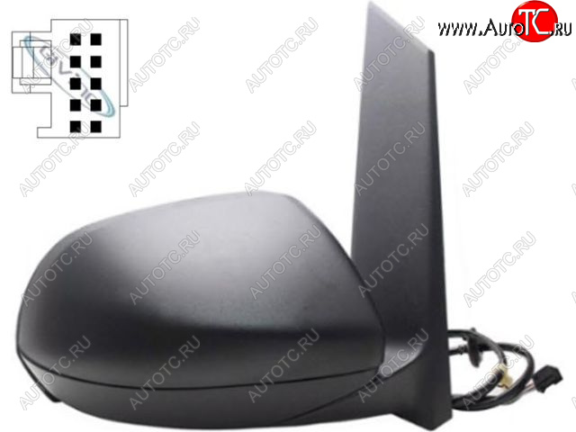 13 399 р. VITO ЗЕРКАЛО ПРАВ ЭЛЕКТР С ПОДОГРЕВ ЧЕРН 5 КОНТ (aspherical) (Тайвань) BodyParts mdvit14-450-r  с доставкой в г. Воронеж