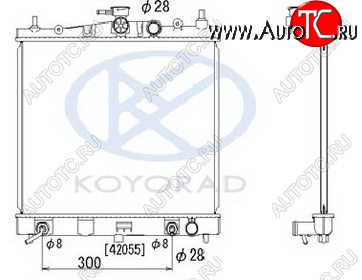 3 369 р. MICRA (NOTE 06-CLIO 06-) РАДИАТОР ОХЛАЖДЕН AT 1.2 1.4 BodyParts nnmic03-914  с доставкой в г. Воронеж
