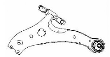 1 749 р. CAMRY 02- {Highlander 01-} РЫЧАГ ПЕРЕДН ПОДВЕСКИ ЛЕВ НИЖН С ШАРОВ ОПОР С 2 САЛЕЙНТ-БЛОК (Тайвань) BodyParts tycam02-811-l  с доставкой в г. Воронеж. Увеличить фотографию 1