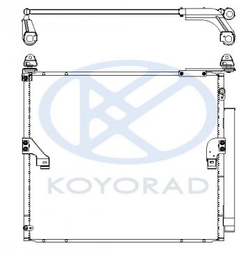 5 899 р. PRADO 09- КОНДЕНСАТОР КОНДИЦ (KOYO) (бензин) BodyParts typrd09-932  с доставкой в г. Воронеж. Увеличить фотографию 1