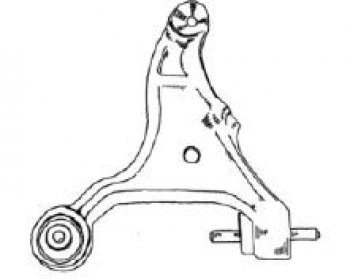 4 099 р. S60 (V70 02-) РЫЧАГ ПЕРЕДН ПОДВЕСКИ ЛЕВ НИЖН (Тайвань) BodyParts vvs6000-810-l  с доставкой в г. Воронеж. Увеличить фотографию 1