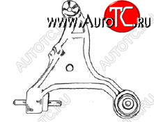 3 299 р. S60 00- {V70 02-} РЫЧАГ ПЕРЕДН ПОДВЕСКИ ПРАВ НИЖН (Тайвань) BodyParts vvs6000-810-r  с доставкой в г. Воронеж
