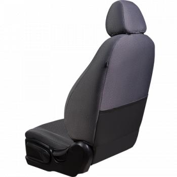 5 949 р. Комплект чехлов для сидений (РЗС 60/40 3Г Жаккард) Дублин Lord Autofashion Nissan Almera N16 седан дорестайлинг (2000-2003) (серый, вставка Сеул серая)  с доставкой в г. Воронеж. Увеличить фотографию 6
