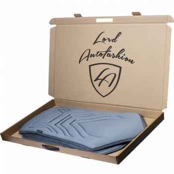 2 579 р. Накидка на сиденье (1 место Афины) ЛЮКС ст АЛЬБИОН Lord Autofashion   (серо-голубой, строчка серо-голубая)  с доставкой в г. Воронеж. Увеличить фотографию 5