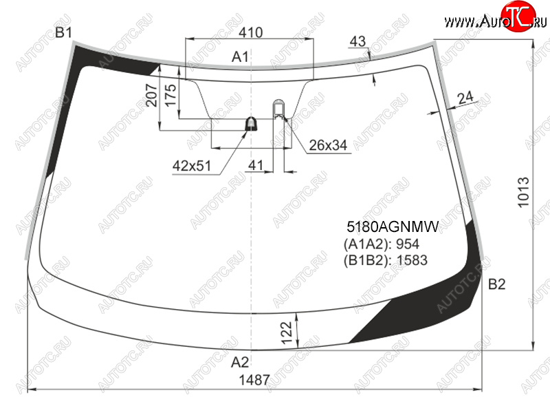 8 499 р. Стекло лобовое (Датчик дождя Молдинг) Mazda 6 12- FUYAO 5180AGNMW  с доставкой в г. Воронеж