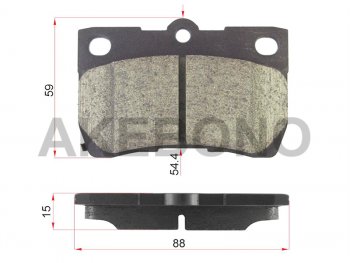 1 899 р. Колодки тормозные зад LH-RH SAT  Lexus GS300 ( S160,  S190) (1997-2012), Lexus GX460  J150 (2009-2022), Toyota Crown ( S180,  S200,  S220) (2003-2022), Toyota Mark X ( X120,  X130) (2004-2019), Toyota Mark X ZIO  NA10 (2007-2011)  с доставкой в г. Воронеж. Увеличить фотографию 1