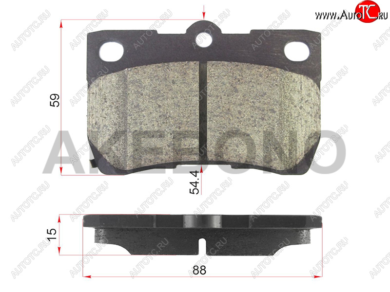 1 899 р. Колодки тормозные зад LH-RH SAT  Lexus GS300 ( S160,  S190) (1997-2012), Lexus GX460  J150 (2009-2022), Toyota Crown ( S180,  S200,  S220) (2003-2022), Toyota Mark X ( X120,  X130) (2004-2019), Toyota Mark X ZIO  NA10 (2007-2011)  с доставкой в г. Воронеж