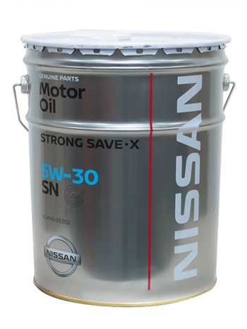 19 999 р. Масло моторное NISSAN 5W-30 SN STRONG SAVE X 20л NISSAN KLAN5-05302  с доставкой в г. Воронеж. Увеличить фотографию 1