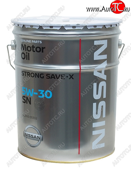 19 999 р. Масло моторное NISSAN 5W-30 SN STRONG SAVE X 20л NISSAN KLAN5-05302  с доставкой в г. Воронеж