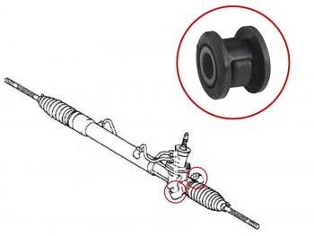 200 р. Сайлентблок рулевой рейки TOYOTA VITZYARIS 99-05IST 02-07BB 00-05 SAT ST-44250-52130B  с доставкой в г. Воронеж. Увеличить фотографию 1