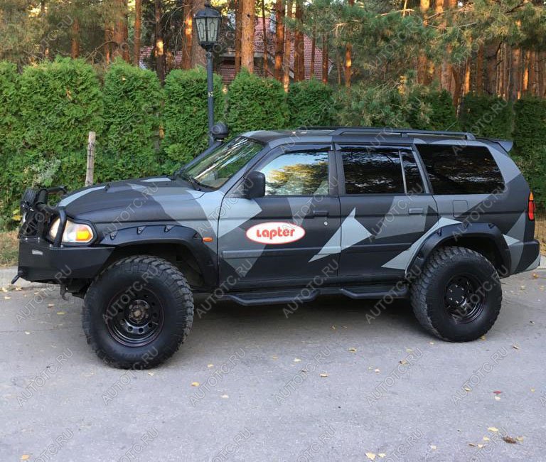 24 199 р. Расширители колёсных арок Mitsubishi Pajero Sport (70мм) под силовой бампер  mps  с доставкой в г. Воронеж