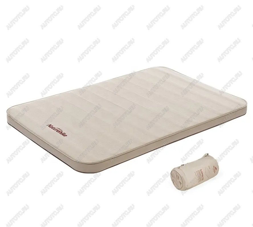 28 229 р. Коврик самонадувающийся Naturehike C10, двойной 200х132х10 cм, бежевый  nh20fcd08-c10dp  с доставкой в г. Воронеж