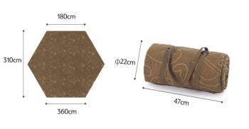 27 559 р. Палатка Naturehike Hexagonal 3-4-местная, автоматическая, хаки (бежевая)  cnh22zp007-kh  с доставкой в г. Воронеж. Увеличить фотографию 6