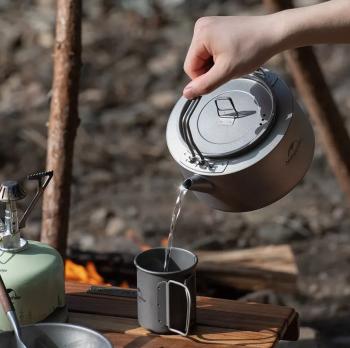 10 759 р. Чайник походный Naturehike 1 л., титановый  nh21cj007-1ti  с доставкой в г. Воронеж. Увеличить фотографию 8