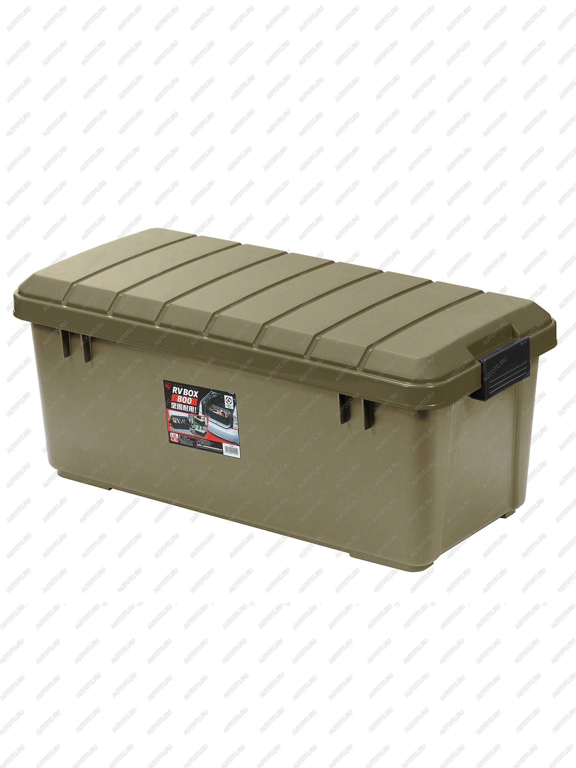 5 949 р. Ящик экспедиционный IRIS RV BOX 800 60 л 78,5x37x32,5 см хаки  rv800kh  с доставкой в г. Воронеж