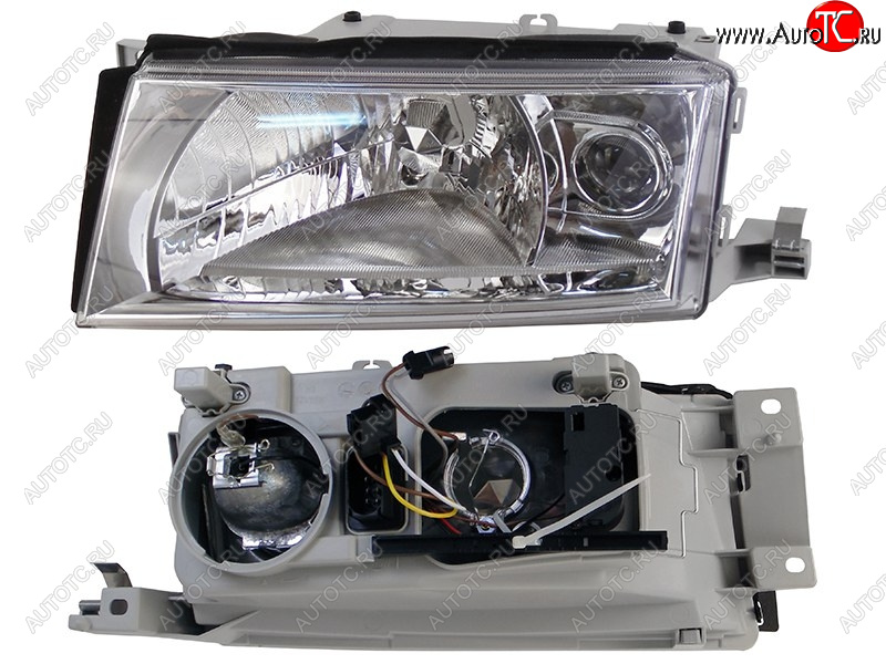 8 449 р. Фара левая (с ПТФ) TYC Skoda Octavia A5 дорестайлинг универсал (2004-2008)  с доставкой в г. Воронеж
