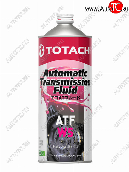 1 379 р. Масло трансмиссионное синтетическое TOTACHI ATF WS 1л TOTACHI 4562374691292  с доставкой в г. Воронеж