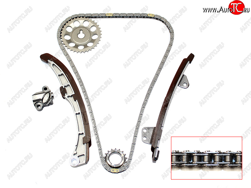 3 289 р. Комплект замены цепи ГРМ TOYOTA 1NZ-FE1NZ-FXE 04- (на 1KR не подойдет; шестерня 13523-22020) SAT TK-TY280-A  с доставкой в г. Воронеж