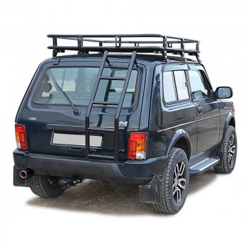 5 499 р. Лестница «Трофи» на заднюю дверцу  21214, URBAN 4x4  0349  с доставкой в г. Воронеж. Увеличить фотографию 1