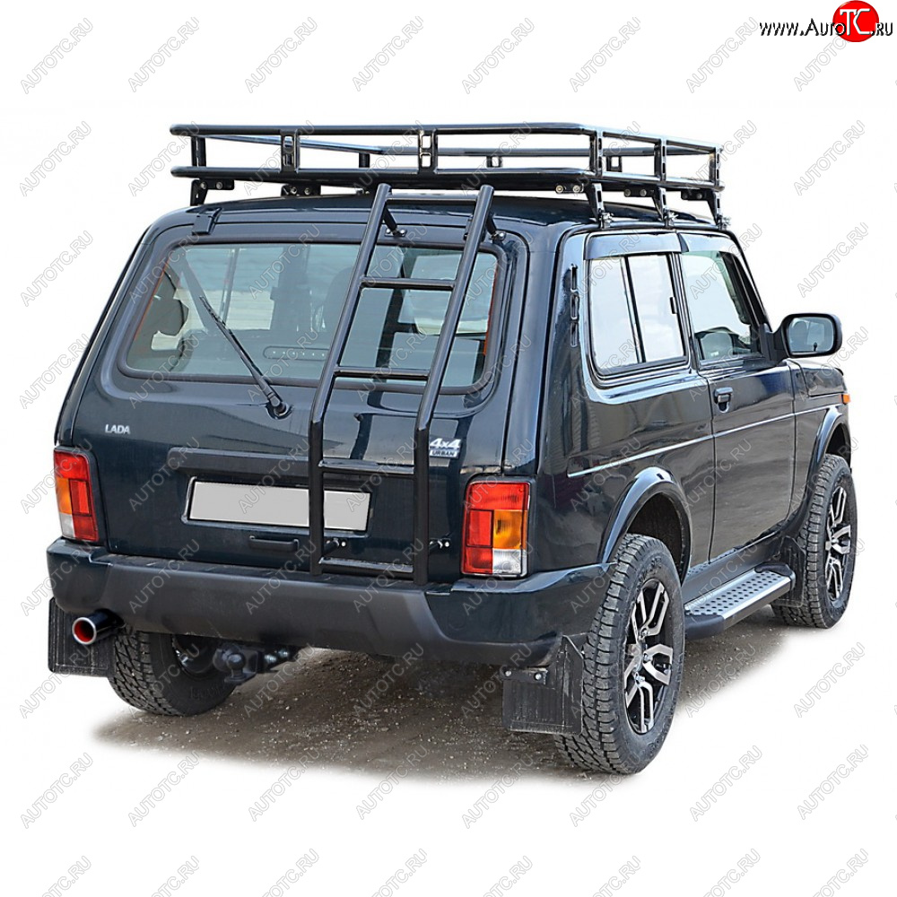 5 499 р. Лестница «Трофи» на заднюю дверцу  21214, URBAN 4x4  0349  с доставкой в г. Воронеж