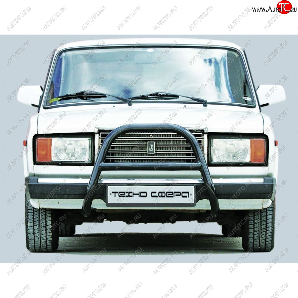 3 899 р. Передок с полимерным покрытием d51, Техно Сфера Лада 2106 (1975-2005) (Черный матовый)  с доставкой в г. Воронеж