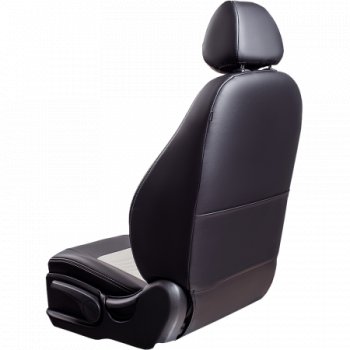 7 299 р. Комплект чехлов для сидений, (РЗСиС 60/40 Илана+Орегон) ТУРИН Lord Autofashion Chevrolet Niva 2123 дорестайлинг (2002-2008) (черный, вставка белая, строчка белая )  с доставкой в г. Воронеж. Увеличить фотографию 2