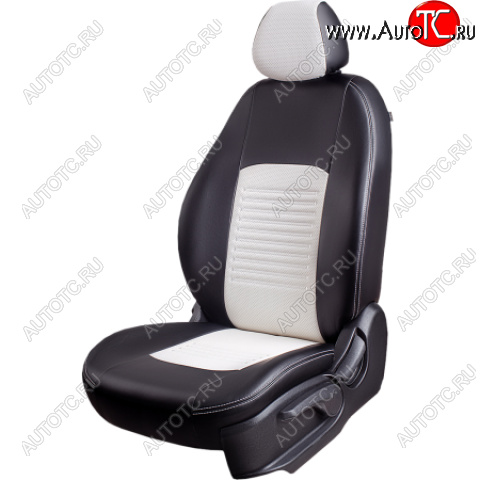 7 299 р. Комплект чехлов для сидений, (РЗСиС 60/40 Илана+Орегон) ТУРИН Lord Autofashion Chevrolet Niva 2123 дорестайлинг (2002-2008) (черный, вставка белая, строчка белая )  с доставкой в г. Воронеж