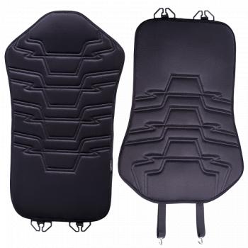 2 579 р. Накидка на сиденье (1 место Афины) ЛЮКС ст ФОРТ Lord Autofashion   (черный, строчка черная)  с доставкой в г. Воронеж. Увеличить фотографию 7