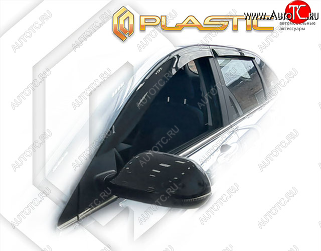 1 989 р. Дефлектора окон CA-Plastic Haval M6 (2021-2025) (classic полупрозрачный)  с доставкой в г. Воронеж