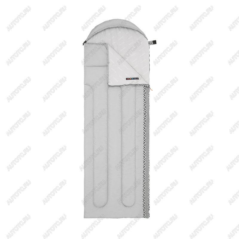 5 349 р. Мешок спальный Naturehike Envelope Down L350, (190+30)х75 см, (левый) (ТК: +3C), серый  nh21msd07-gre350-p  с доставкой в г. Воронеж