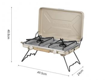 14 339 р. Плита газовая Naturehike 2,5 кВт, двухконфорочная, бежевая  cnh22cj046-kh  с доставкой в г. Воронеж. Увеличить фотографию 2