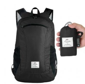 1 699 р. Рюкзак Naturehike 18L, черный  nh17a012-b-b  с доставкой в г. Воронеж. Увеличить фотографию 3