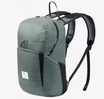 2 169 р. Рюкзак Naturehike 22 л, серый  nh17a017-b-g  с доставкой в г. Воронеж. Увеличить фотографию 1