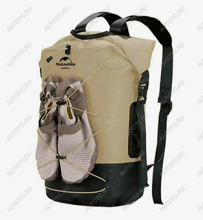 3 859 р. Рюкзак туристический Naturehike 20 л, ПВХ, хаки  nh21fsb04-kh20l  с доставкой в г. Воронеж