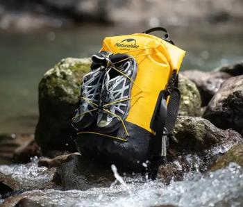 4 479 р. Рюкзак туристический Naturehike 40 л, ПВХ, хаки  nh21fsb04-kh40l  с доставкой в г. Воронеж. Увеличить фотографию 9
