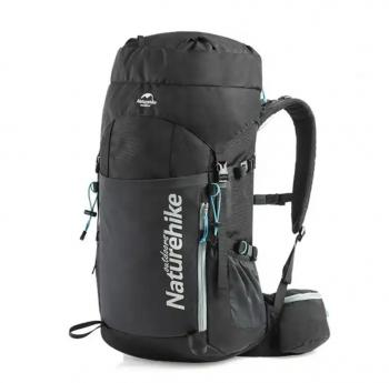 10 799 р. Рюкзак туристический Naturehike 45 л, черный  nh18y045-q-b  с доставкой в г. Воронеж. Увеличить фотографию 1