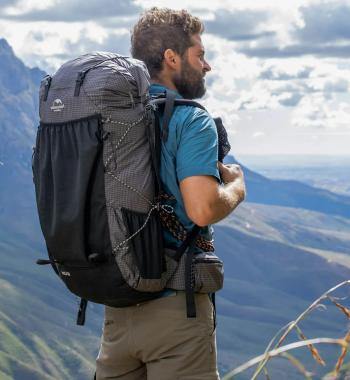 9 299 р. Рюкзак туристический Naturehike 60 л, черный  nh19bp095-b  с доставкой в г. Воронеж. Увеличить фотографию 5