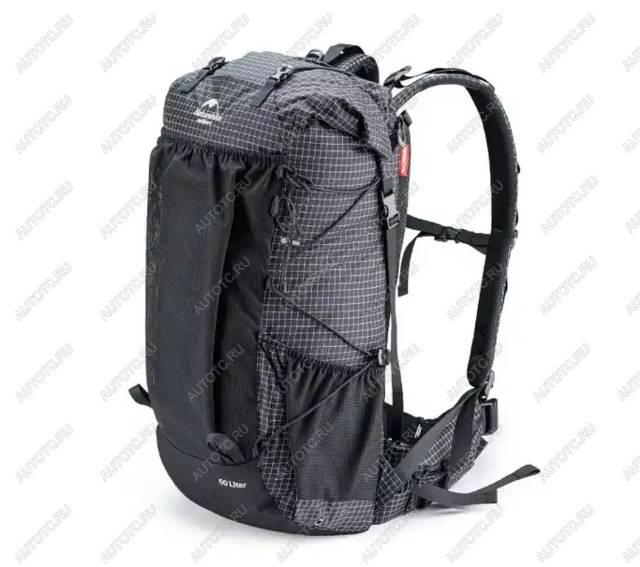 9 299 р. Рюкзак туристический Naturehike 60 л, черный  nh19bp095-b  с доставкой в г. Воронеж