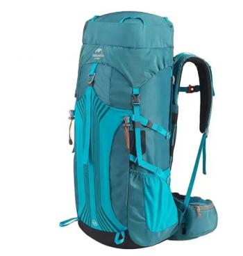 11 889 р. Рюкзак туристический Naturehike 65 л, голубой  nh16y065-q-bl  с доставкой в г. Воронеж. Увеличить фотографию 1
