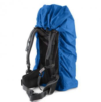 749 р. Чехол влагозащитный Naturehike, для рюкзака, размер M (30-50 л), голубой  nh15y001-z-blm  с доставкой в г. Воронеж. Увеличить фотографию 2