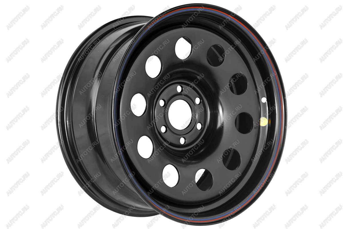 8 449 р. Диск усиленный Nissan Navara D40 3.0TD стальной черный 6x114,3 8xR17 d66 ET+25  1780-61466bl+25  с доставкой в г. Воронеж