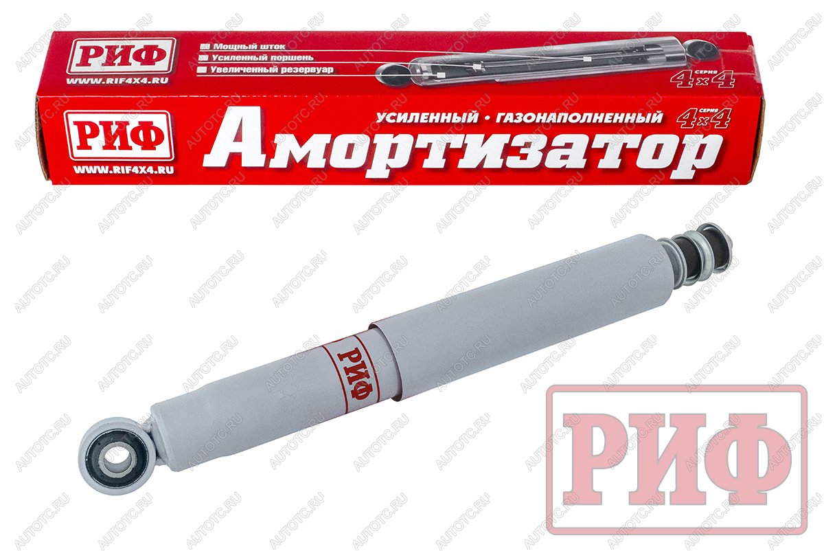 8 139 р. Амортизатор усиленный РИФ задний газовый Toyota Land Cruiser Prado 120, 150, FJ Cruiser лифт 0-45 мм  sag267  с доставкой в г. Воронеж