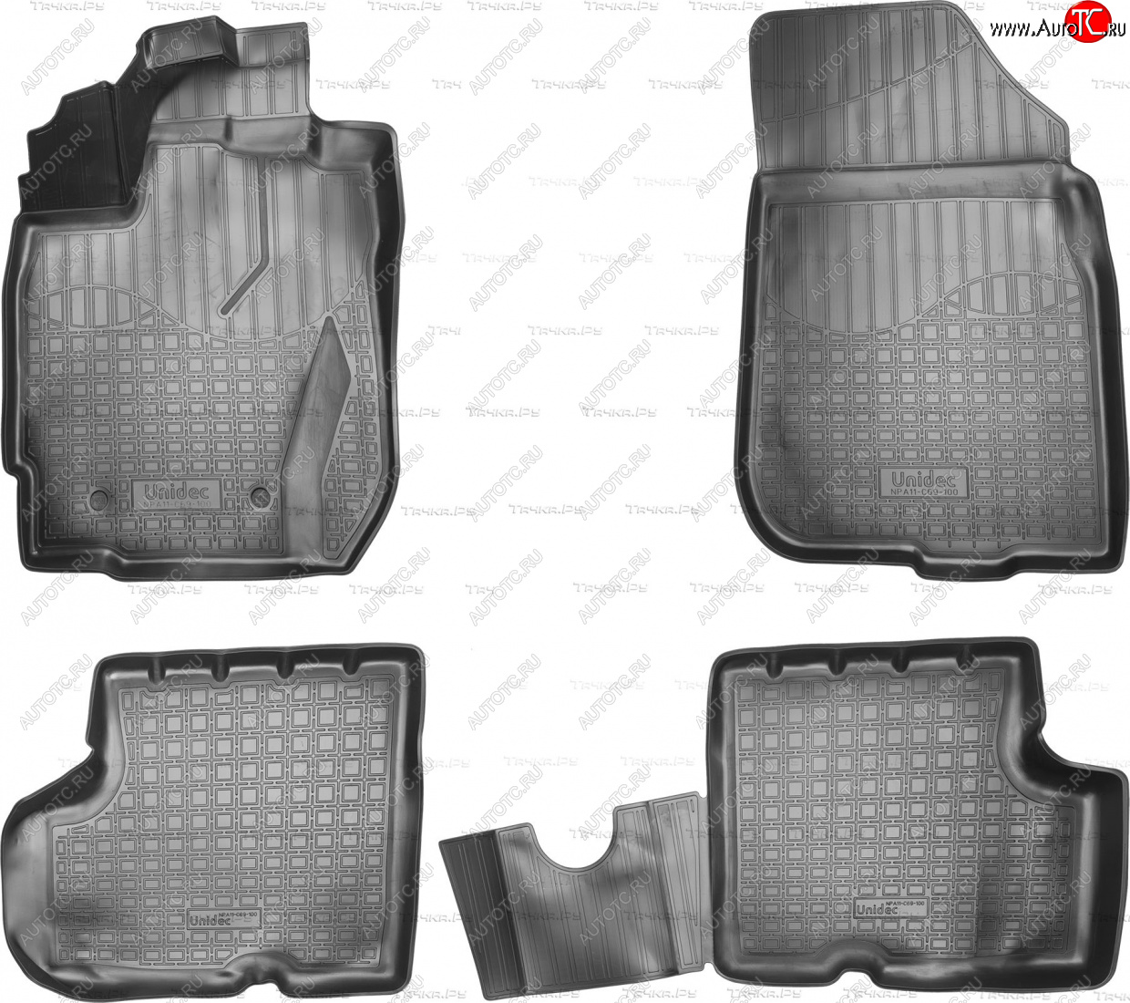 1 р. Ковер литьевой салонный ПЛ Norplast Nissan Terrano D10 дорестайлинг (2013-2016) (черный)  с доставкой в г. Воронеж