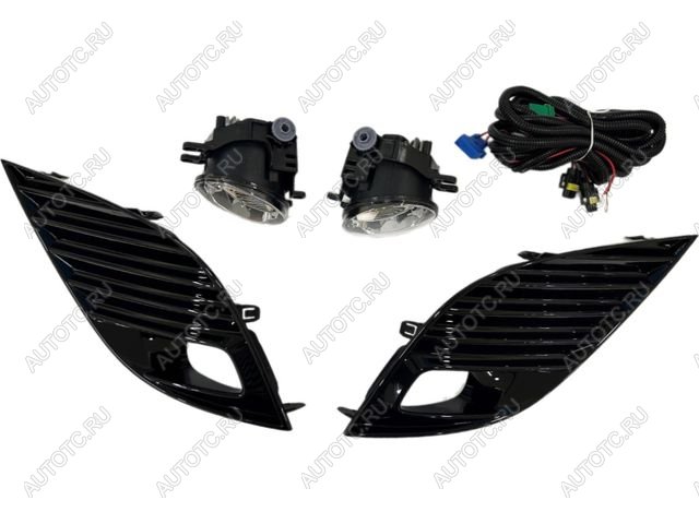 3 899 р. Комплект противотуманных фар (с проводкой, рамкой) BodyParts Toyota Camry XV70 дорестайлинг (2017-2021)  с доставкой в г. Воронеж