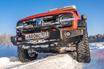 64 849 р. Бампер РИФ силовой передний TANK 300 c защитной центр. дугой, под штатные фары  rift30-11385  с доставкой в г. Воронеж. Увеличить фотографию 36