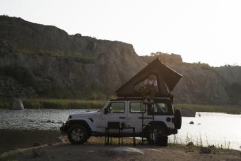 171 999 р. Палатка на крышу автомобиля Wild Land Bush Cruiser 140, лестница 210 см  201045  с доставкой в г. Воронеж. Увеличить фотографию 18