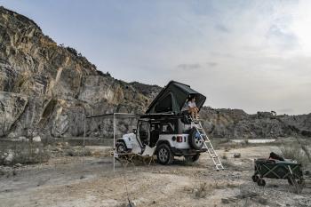 171 999 р. Палатка на крышу автомобиля Wild Land Bush Cruiser 140, лестница 210 см  201045  с доставкой в г. Воронеж. Увеличить фотографию 29